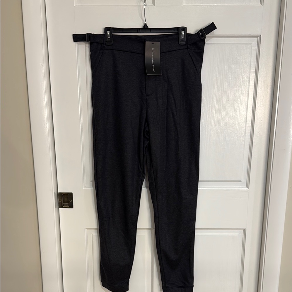 Apl Black Dress Pants With Elastic Waistband